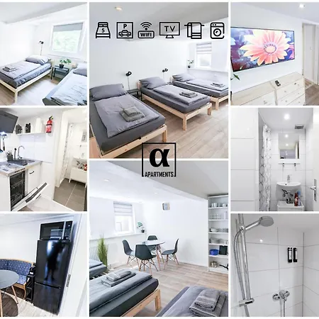 Alfa 3 Fuer 5 Personen L Parkplatz L Bad I Kueche L Wifi & Smarttv L Parking L Bathroom L Kitchen Людвигсбург